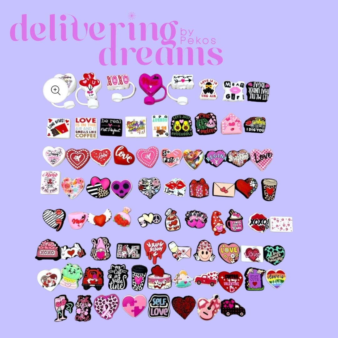 Random Mix San Valentine Focal Beads - Paquete de 5