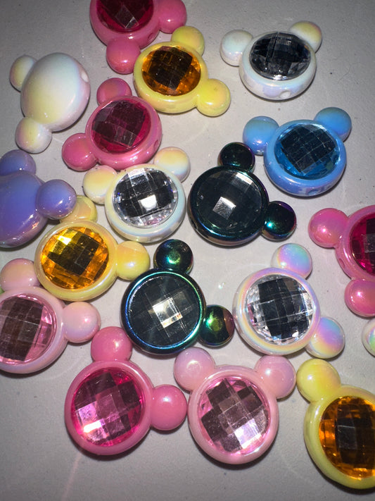 Cute Bear with big rhinestone - se envían surtidos