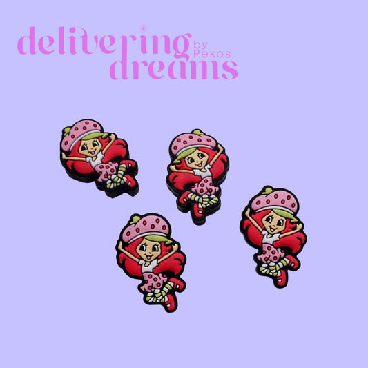 Cute Girl Strawberr Shortcak with Red Hair