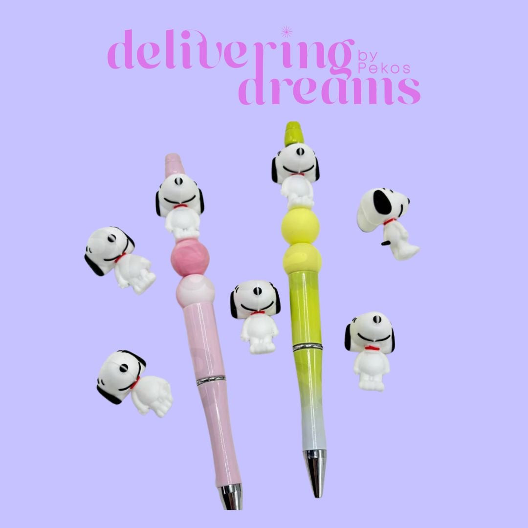 3D Snoopy Focal Bead