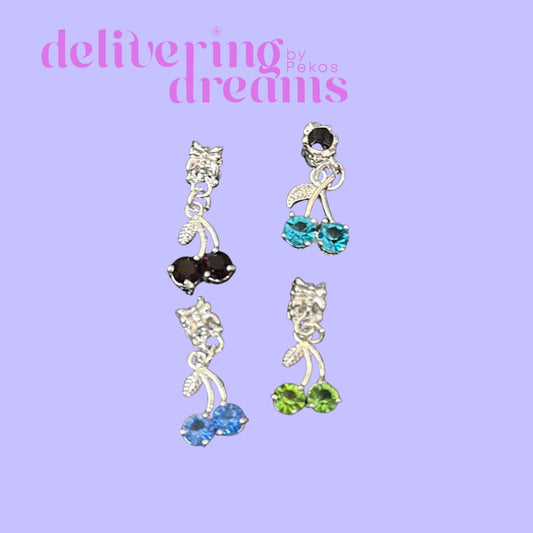 Set de Pendants de Cherries 🍒 (Paquete de 2) - Se envían en colores surtidos