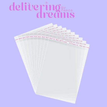 Clear Celofan 6 x 9 - Paquete de 10