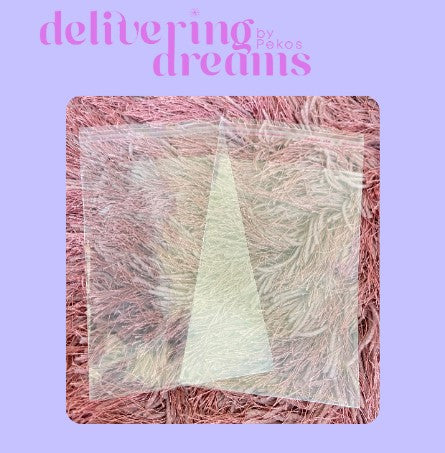 Clear Celofan Bags 4 x 6 - Paquete de 10