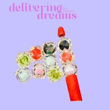 Clear with color ball inside (mix color) Paquete de 10