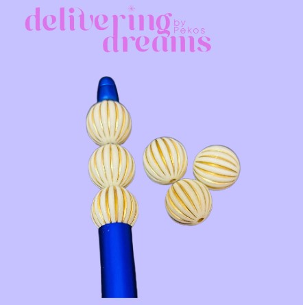 16mm Beads (Lines Pattern)