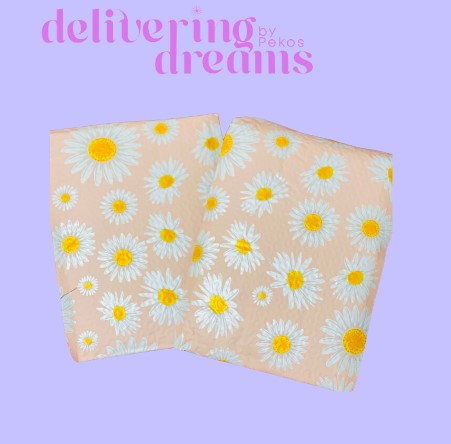 Daisy Bubble Mailer 6 x 10” - Paquete de 10