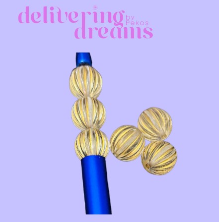 16mm Beads (Lines Pattern)