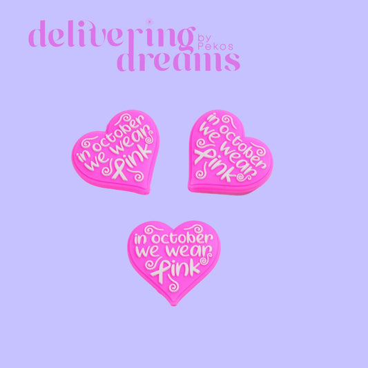 Pink Heart In October We Wear Pink