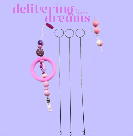 Enhebrador de cordón largo