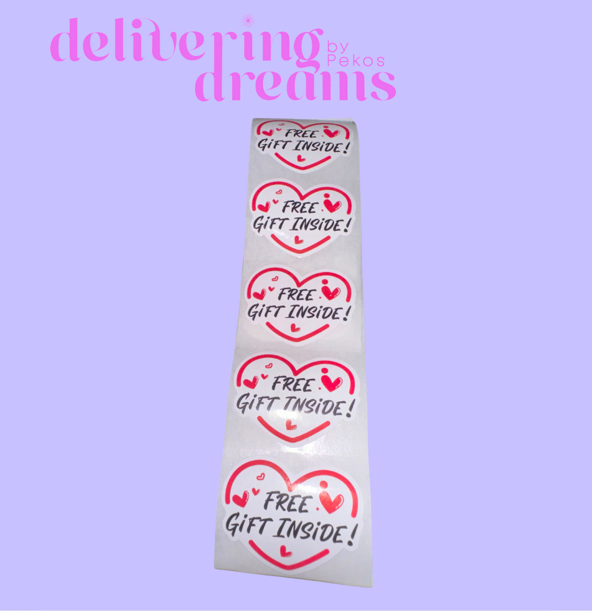 Heart Free Gift Inside - Paquete de 20