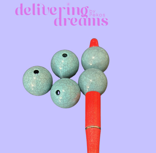 22mm Turquoise Beads