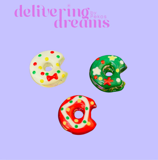 Donas Navideñas - Acrilic Beads