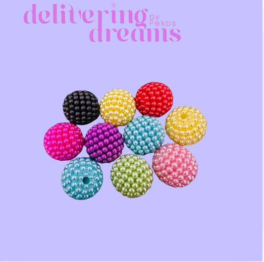 Pearl Beads 16mm - Paquete surtido de 10