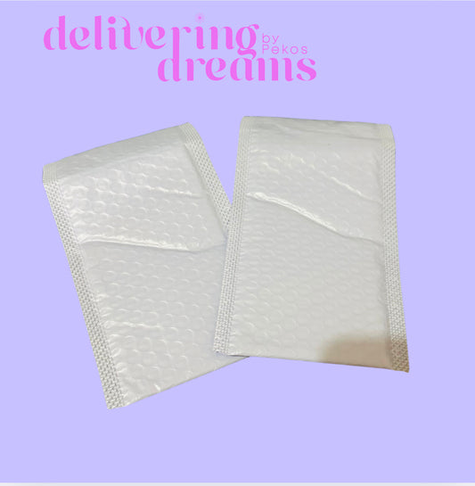 Lavanda Bubble Mailer 4 x 8 - Paquete de 5