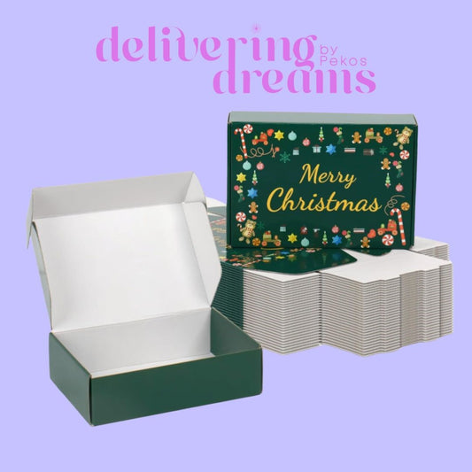 Green Merry Crhistmas Box 7 x 5 x 2