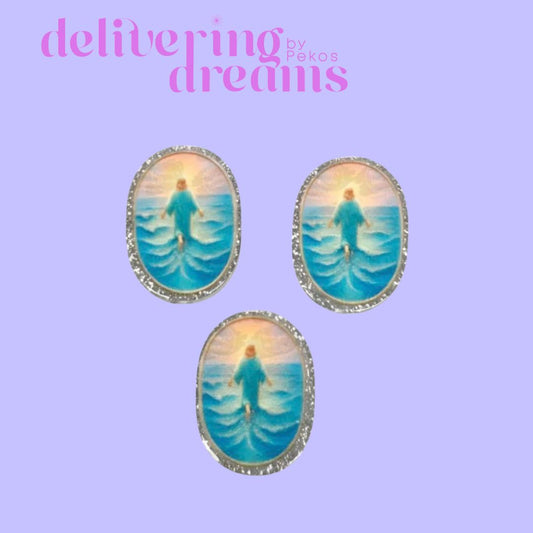 Walk by Faith - Acrilyc Focal Bead