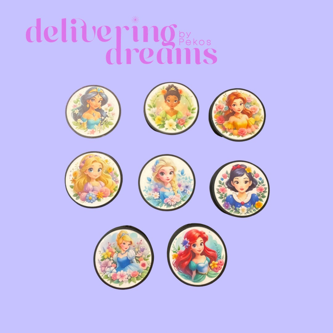 Beautiful Princess in Various Designs,Focal Bead Round Shape-Se envían surtidos