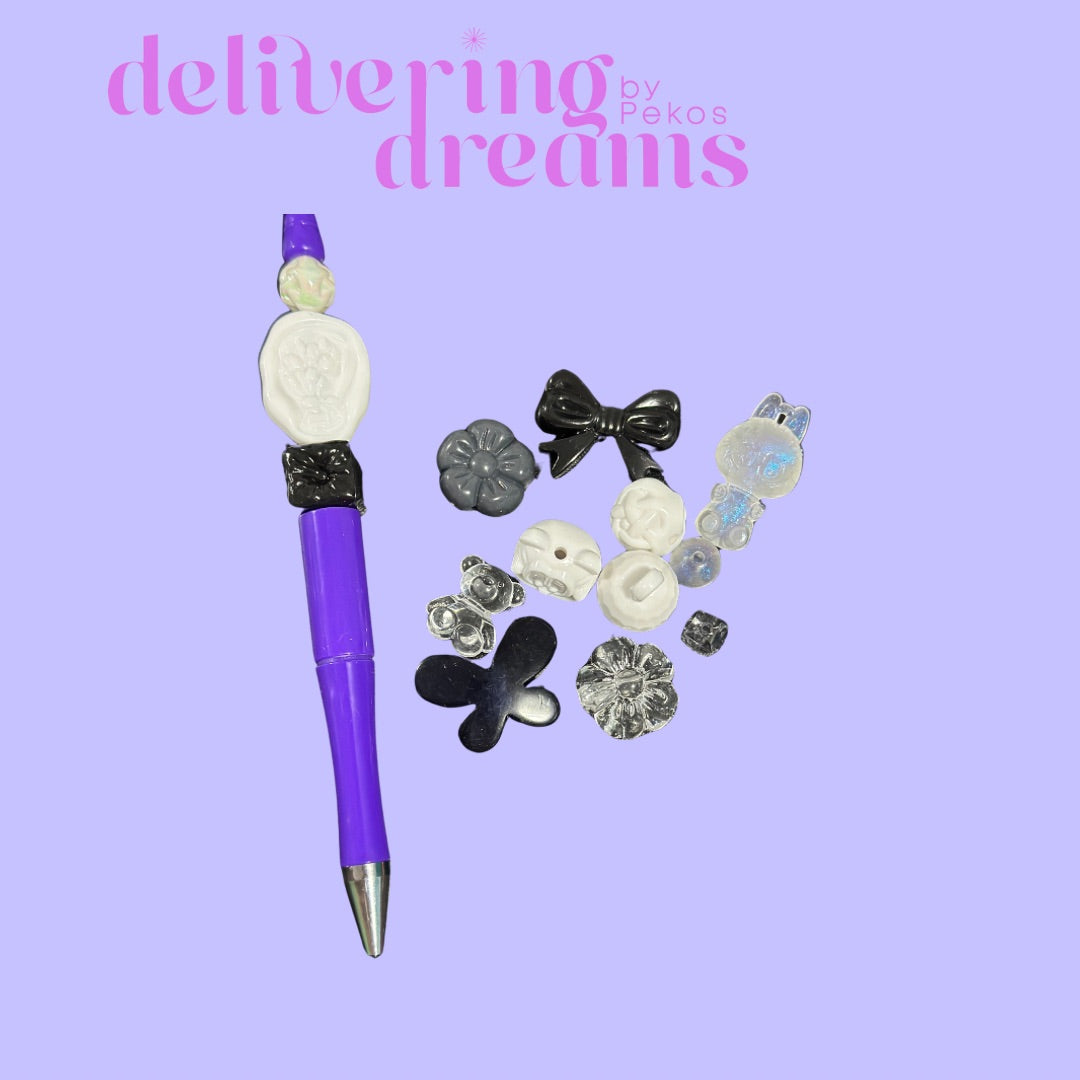 DIY & Beadable Mix Black & White - Paquete de 20 (Leer descripción)