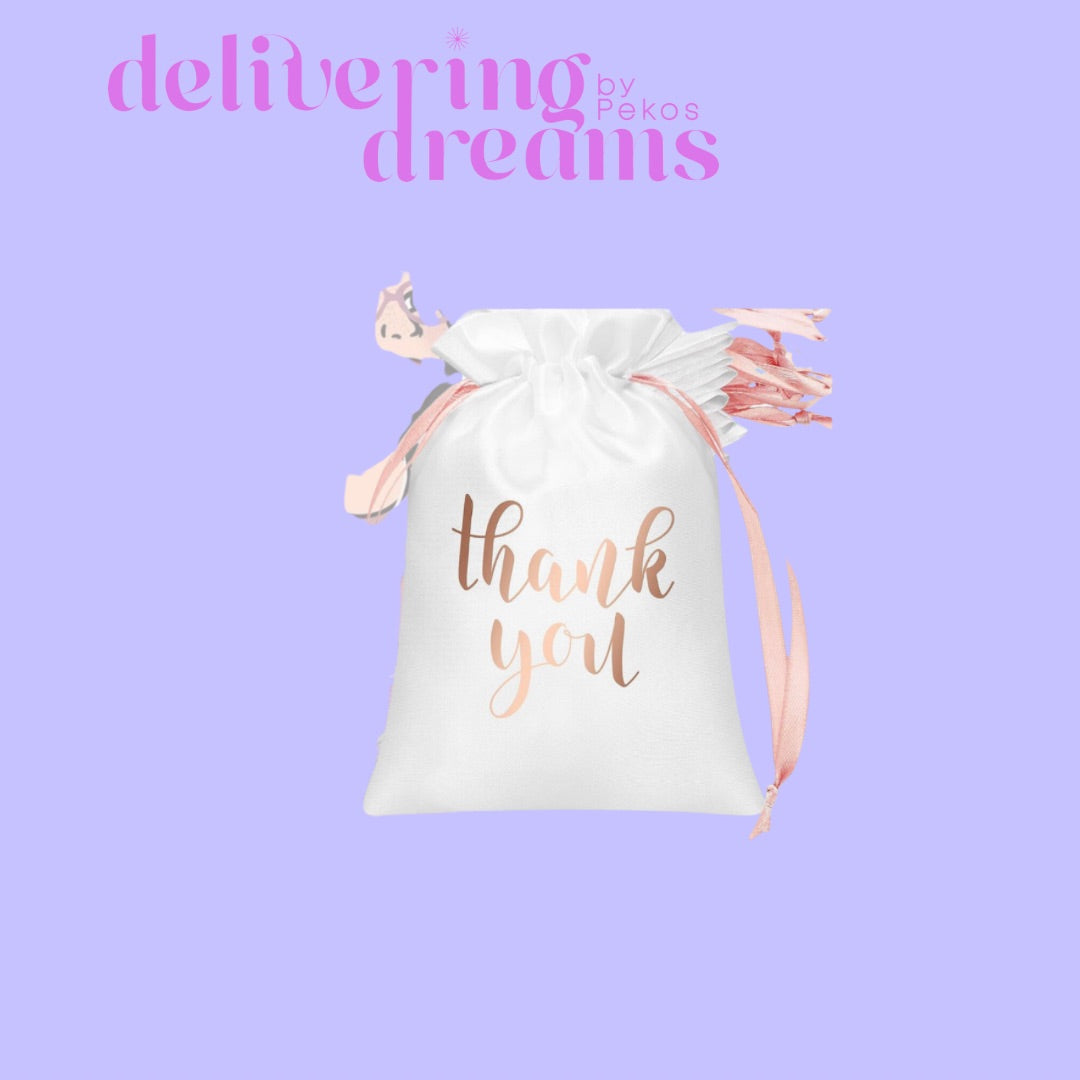 Bolsa para entrega (material satin)