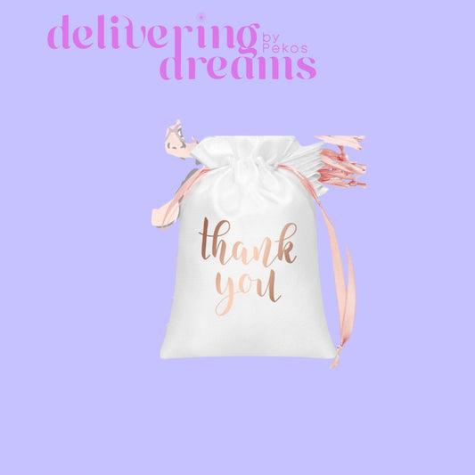 Bolsa para entrega (material satin)