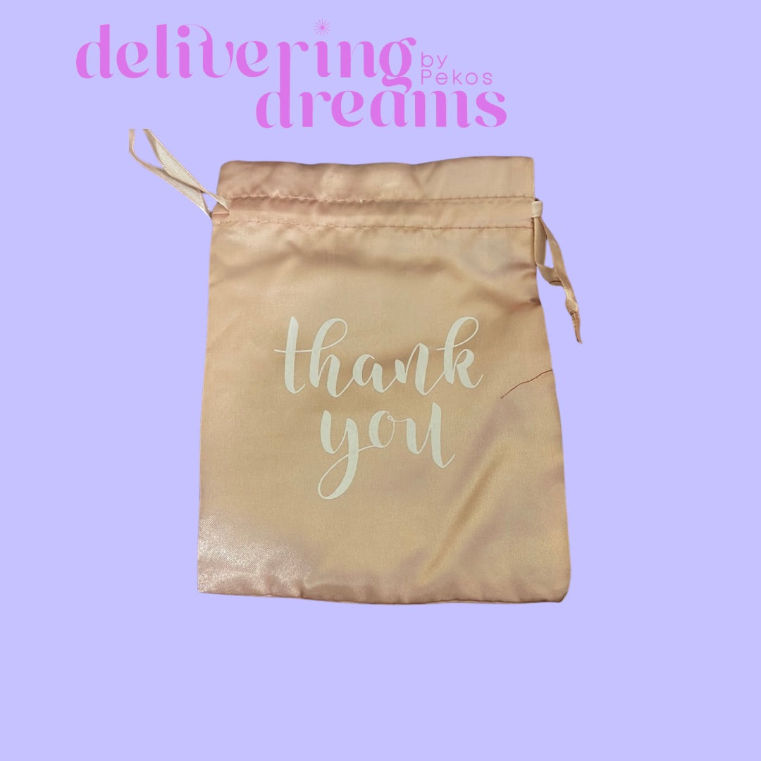 Bolsa para entrega (material satén)