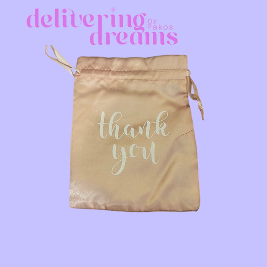 Bolsa para entrega (material satén)