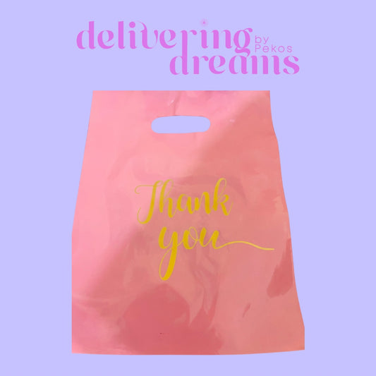 Thank You Pink 9 x 12 - Paquete de 10