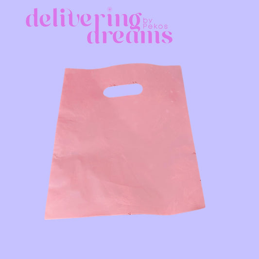 Frosted Pink 9 x 12 bag