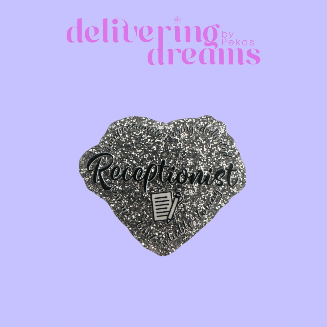 Receptionist Flatback Acrylic