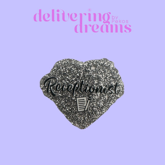 Receptionist Flatback Acrylic