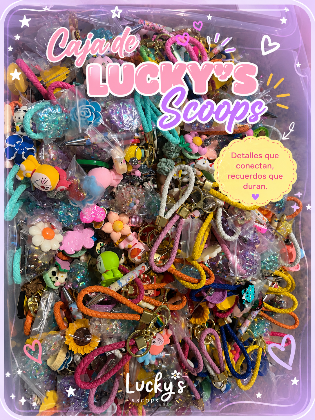Lucky Scoops de articulos para hacer creaciones