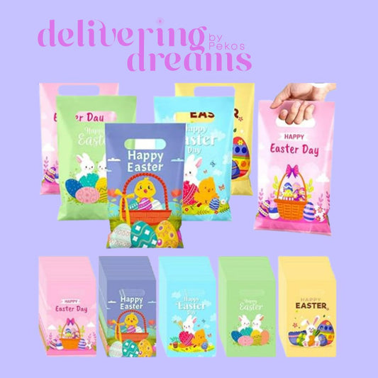 Easter Bags 6 x 9 - Paquete de 10