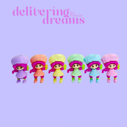 3D Mini Cute Strawberry Shortcake