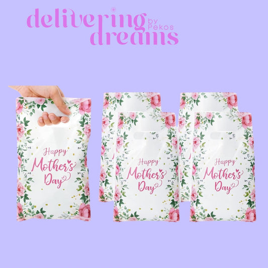Mother's Day Bolsa de Entrega-Paquete de 10 Tamaño 6 x 9