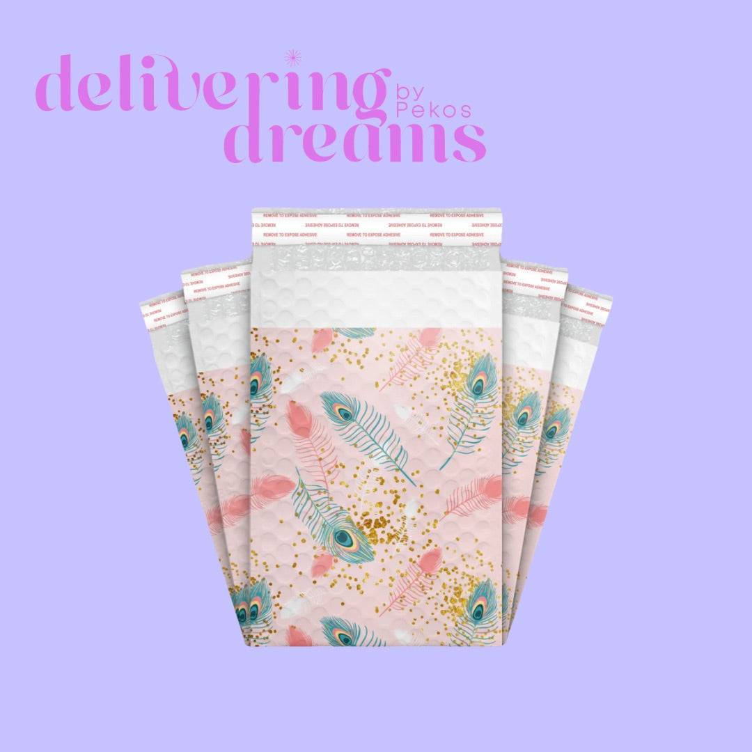 Peacock Feathers - Tamaño 6 x 9