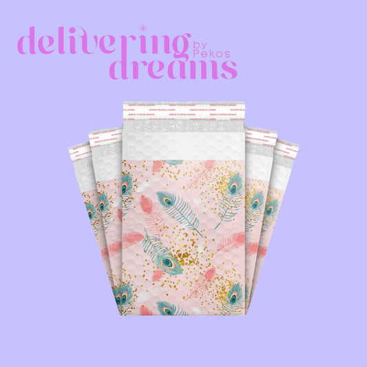 Peacock Feathers - Tamaño 6 x 9