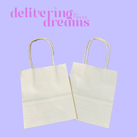 Paper Tote Bag - Tamaño 4.5 x 5.5” (Ea)