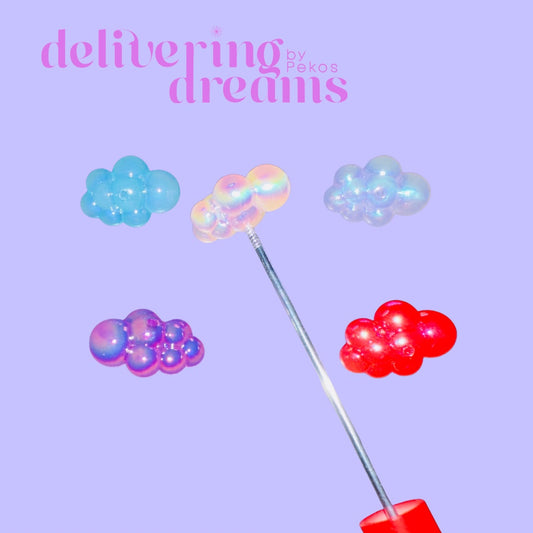 Colorful Acrilic Clouds ☁️ (se envían en colores surtidos) leer descripción