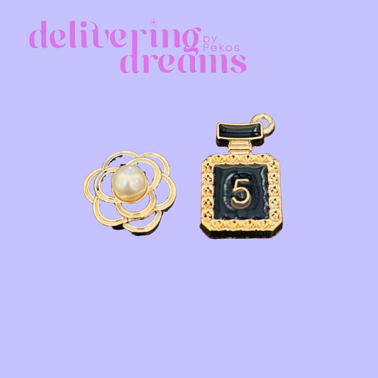 Bottle #5 & Flower (Set de 2)