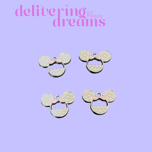 Minnie Pink Charms (Paquete de 5)