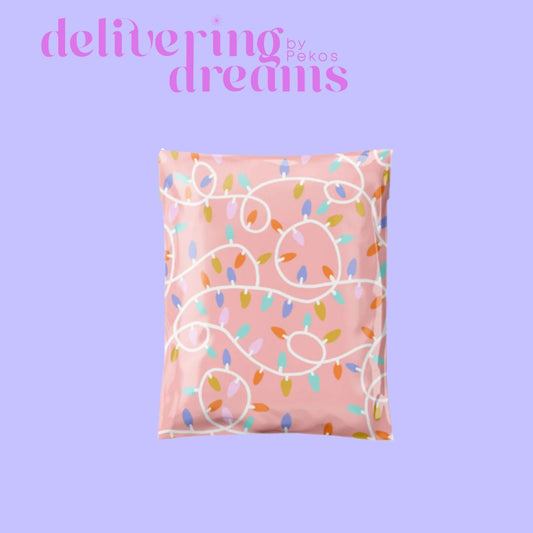 Holiday Lights - Luces de Navidad - Tamaño 6 x 9" - Paquete de 10