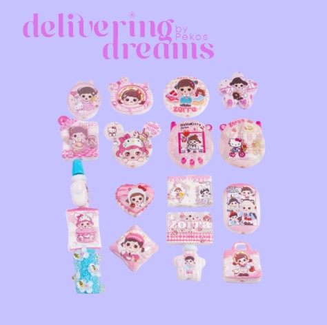 Acrylic Beads Pendants Cute Hello Kitt & Baby Zora Series-se envian surtidos