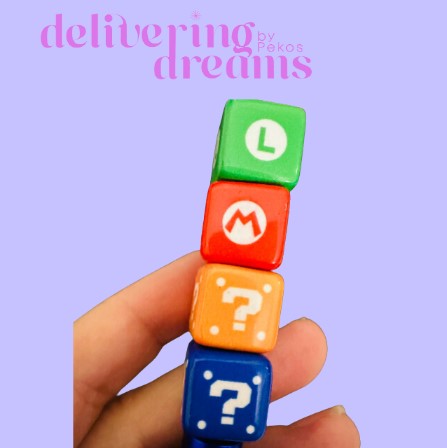 Mario Brother Cube Beads (se envían surtidos)