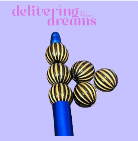 16mm Beads (Lines Pattern)