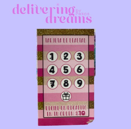 Pink & Gold Lines - Lealtad - Paquete de 10