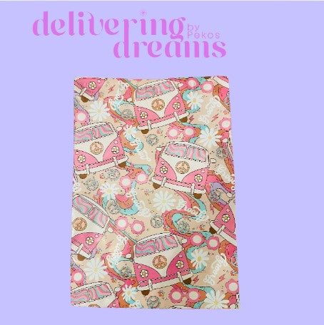 Pink Groovy Wagon (Premium polymailer) - Paquete de 10 o 20