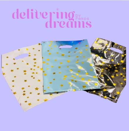 Stars Bags (Colores surtidos) -- 10 x 7"