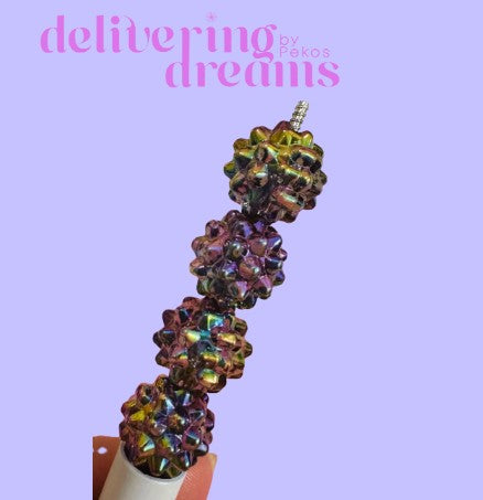 Stars Tornasol Beads - Paquete de 8