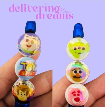 Toy Story Beads - Paquete de 6 (personajes pueden variar)