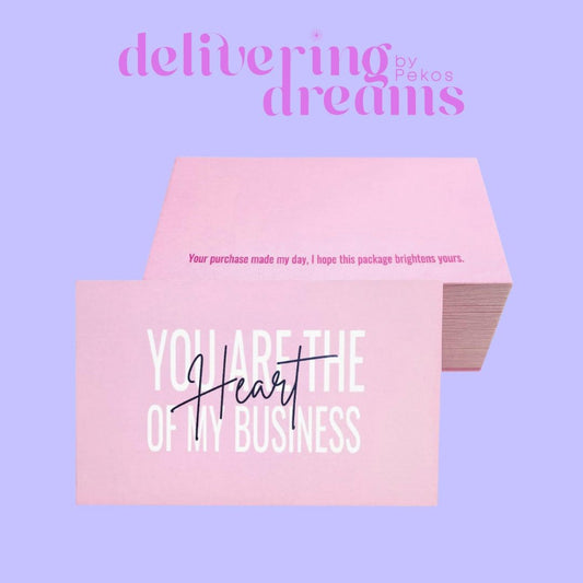 You are the heart of my biz - Paquete de 10